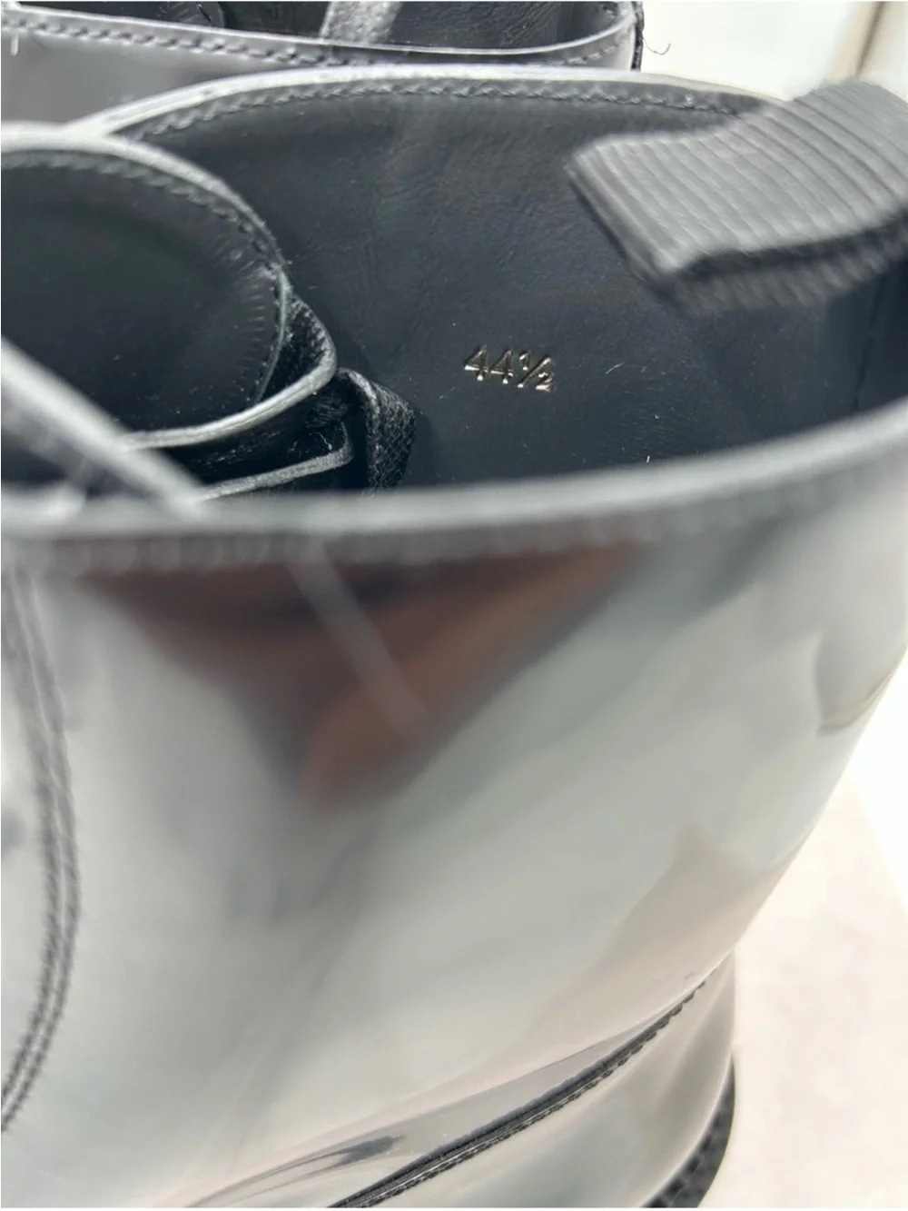 Jimmy Choo polished black